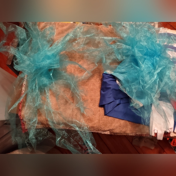 Umi Sonoda cheerleader LoveLive Cosplay 30" skirt + md-lg top never worn NWOT - Picture 11 of 15